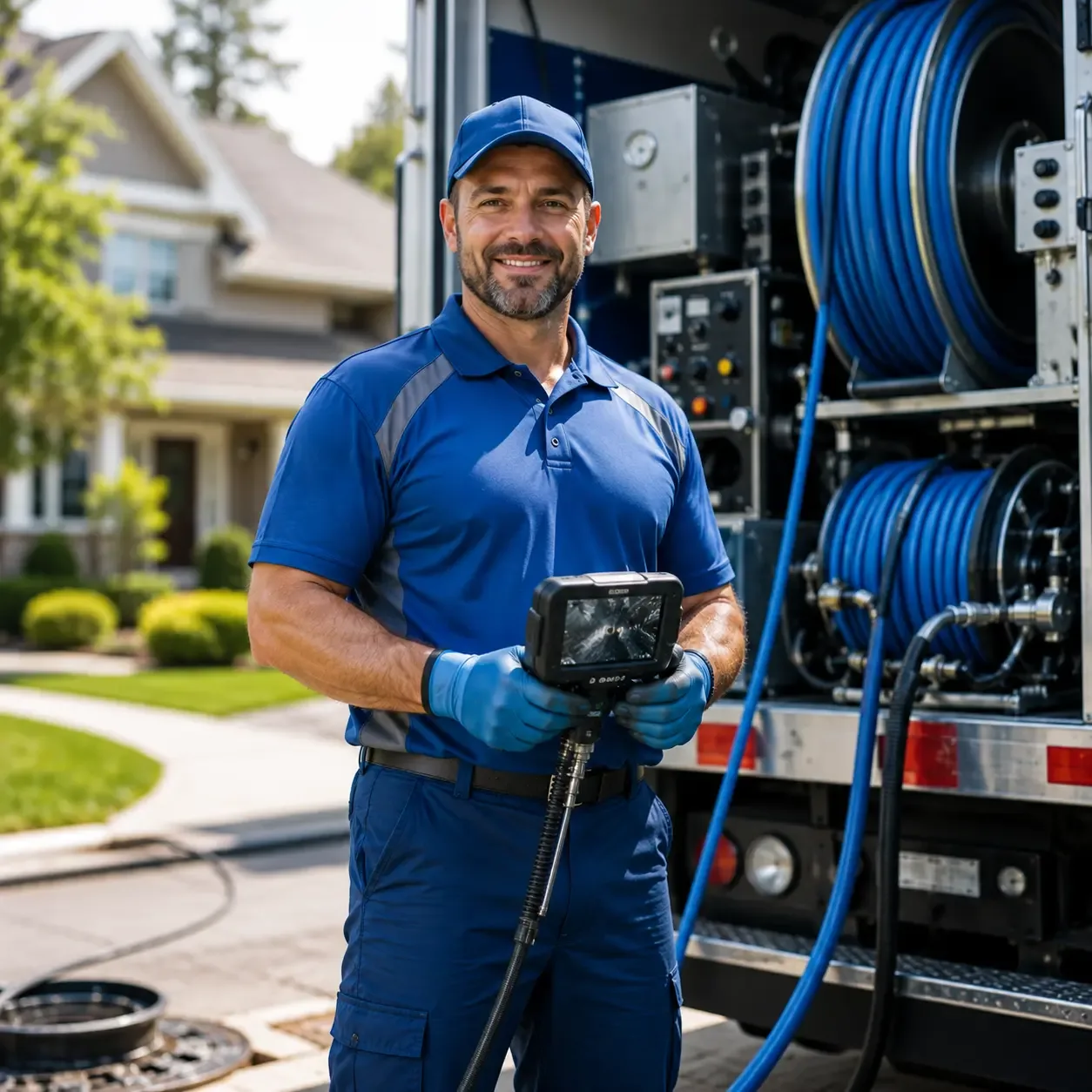 Local outdoor drain cleaning specialists in Griswold, CT